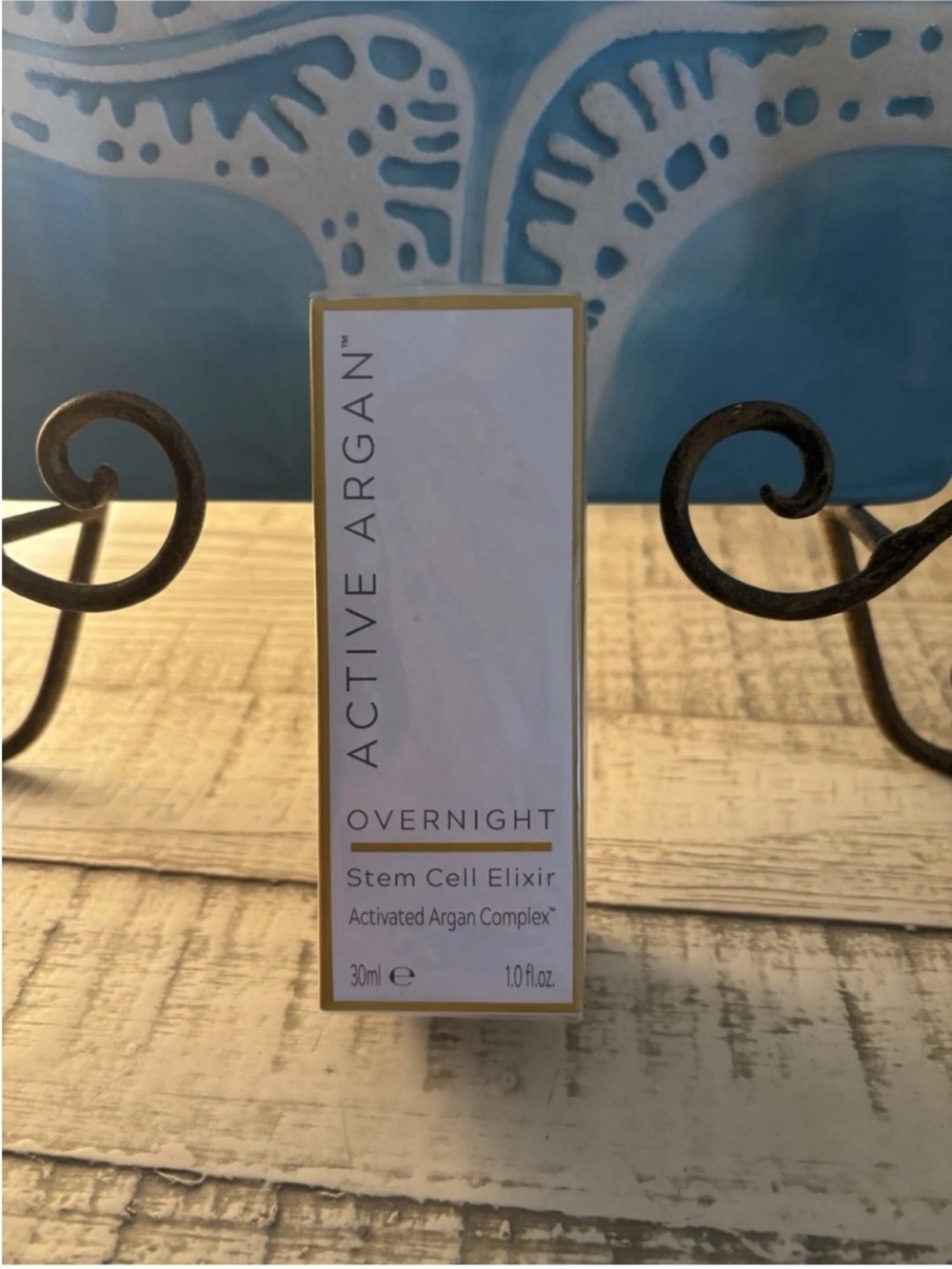 New ~ Active Argan Overnight Stem Cell Elixir Large Value $125